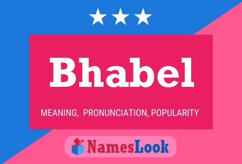 Bhabel Name Poster