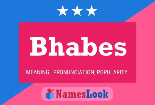 Bhabes Name Poster