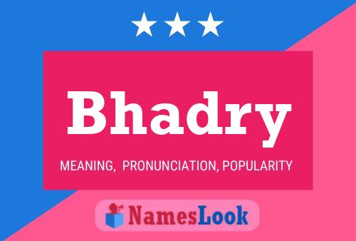 Bhadry Name Poster