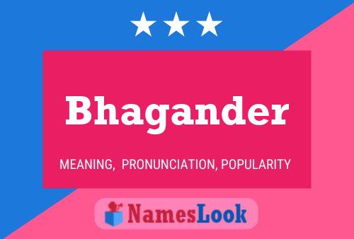 Bhagander Name Poster