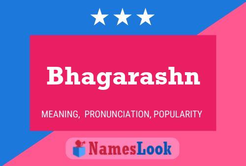 Bhagarashn Name Poster