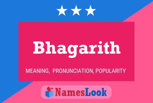 Bhagarith Name Poster