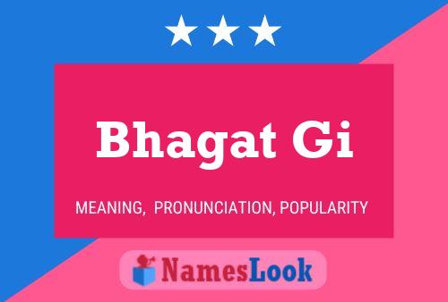 Bhagat Gi Name Poster