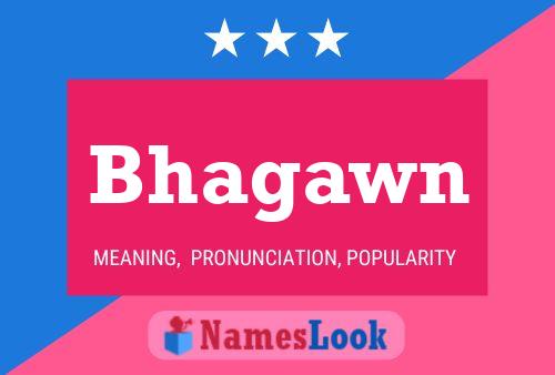 Bhagawn Name Poster