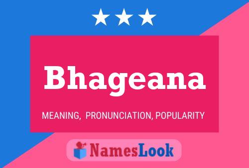 Bhageana Name Poster