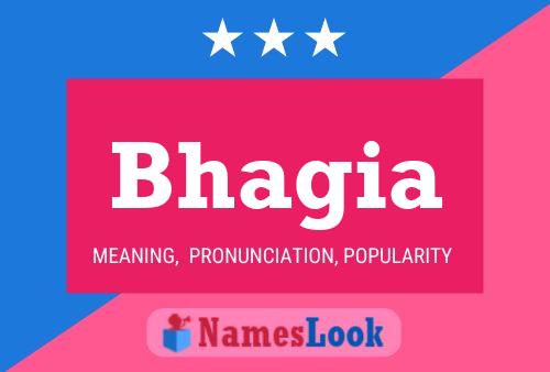 Bhagia Name Poster