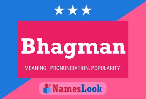 Bhagman Name Poster