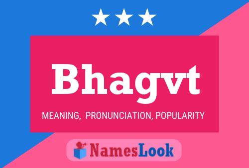 Bhagvt Name Poster