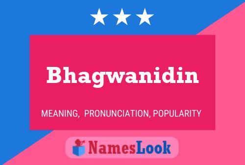 Bhagwanidin Name Poster