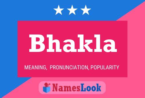 Bhakla Name Poster