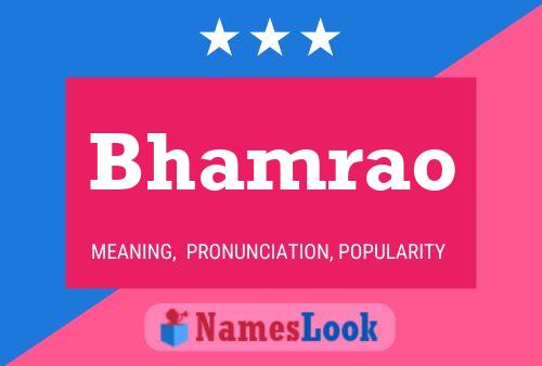 Bhamrao Name Poster