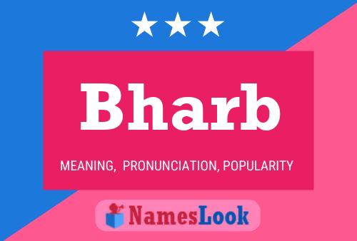 Bharb Name Poster