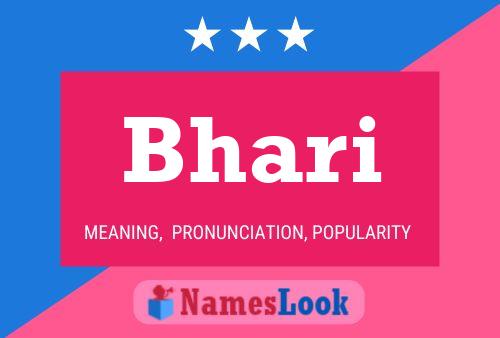 Bhari Name Poster