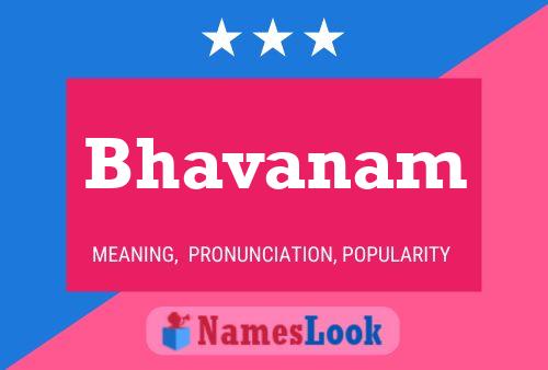 Bhavanam Name Poster