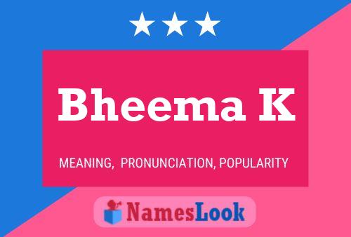 Bheema K Name Poster