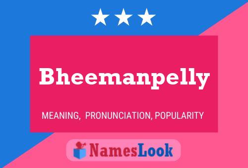 Bheemanpelly Name Poster