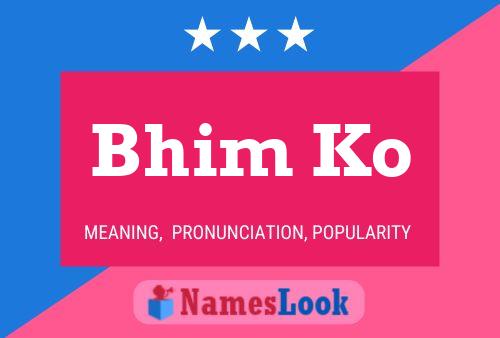 Bhim Ko Name Poster