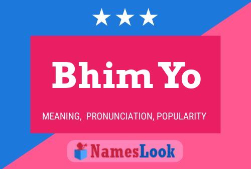 Bhim Yo Name Poster