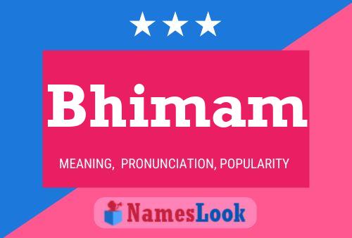 Bhimam Name Poster