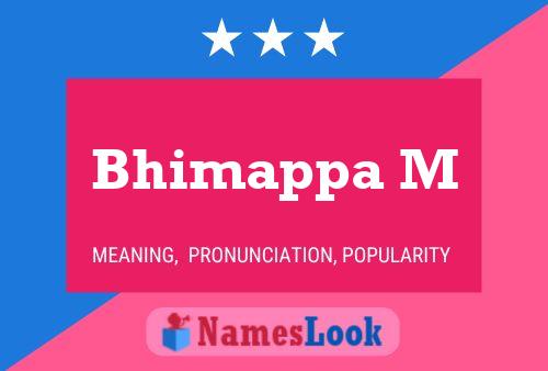 Bhimappa M Name Poster