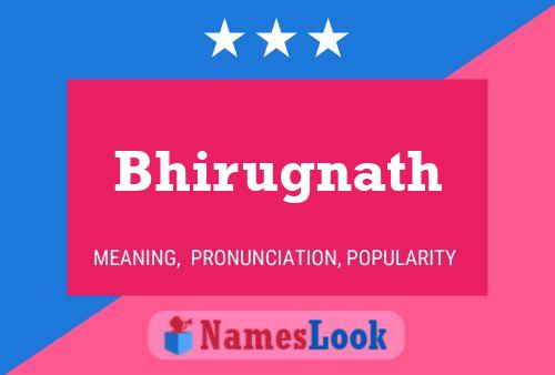 Bhirugnath Name Poster