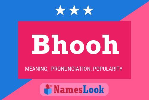 Bhooh Name Poster