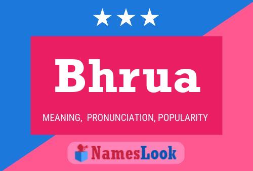 Bhrua Name Poster