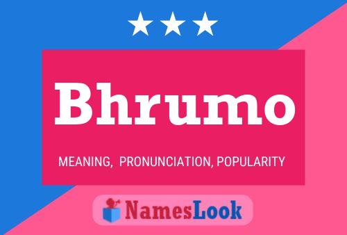 Bhrumo Name Poster