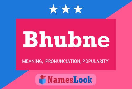 Bhubne Name Poster