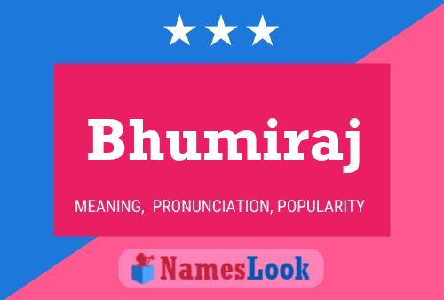 Bhumiraj Name Poster