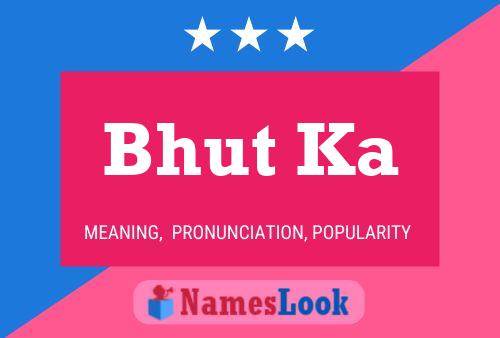 Bhut Ka Name Poster