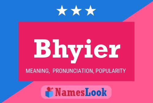 Bhyier Name Poster