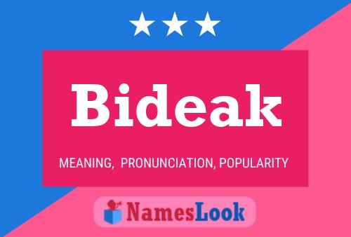 Bideak Name Poster