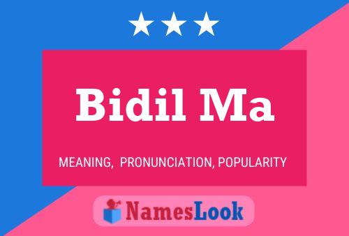 Bidil Ma Name Poster