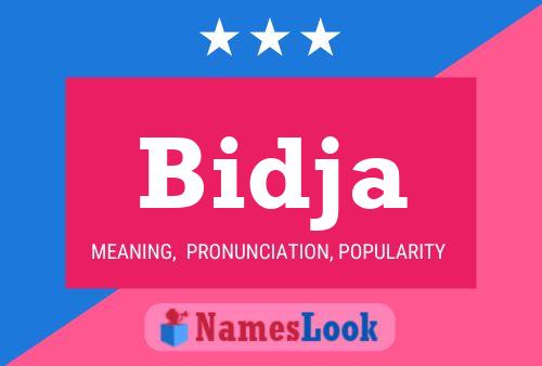 Bidja Name Poster