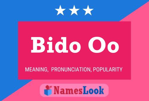 Bido Oo Name Poster