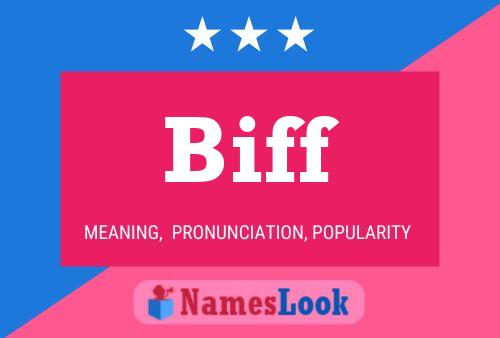 Biff Name Poster