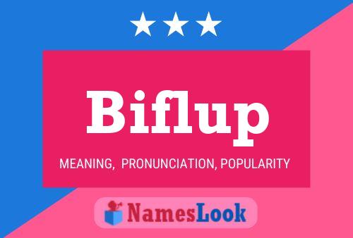 Biflup Name Poster