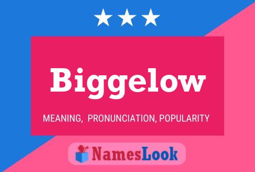 Biggelow Name Poster