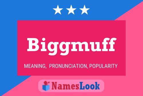 Biggmuff Name Poster