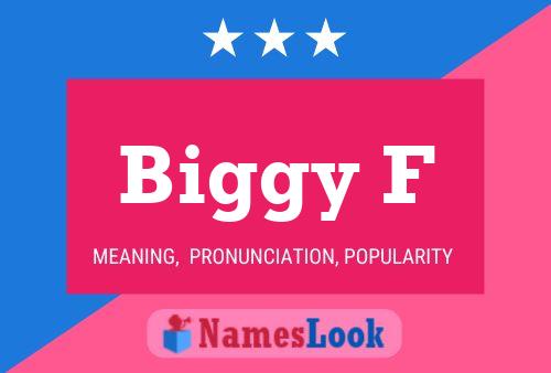 Biggy F Name Poster