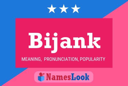 Bijank Name Poster