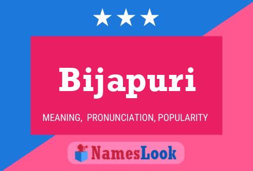 Bijapuri Name Poster