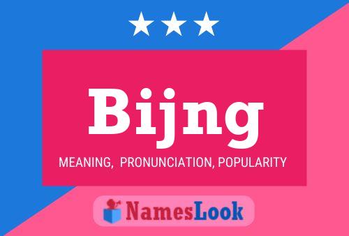 Bijng Name Poster