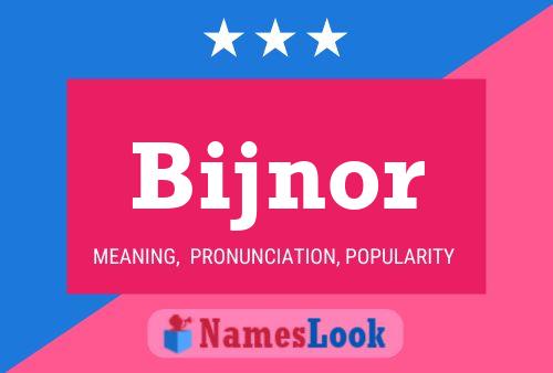 Bijnor Name Poster