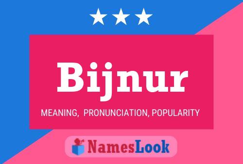 Bijnur Name Poster