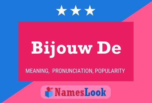 Bijouw De Name Poster