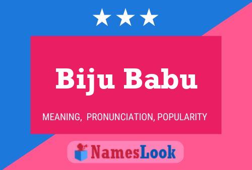 Biju Babu Name Poster