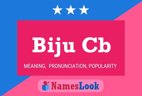 Biju Cb Name Poster