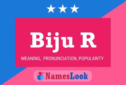 Biju R Name Poster